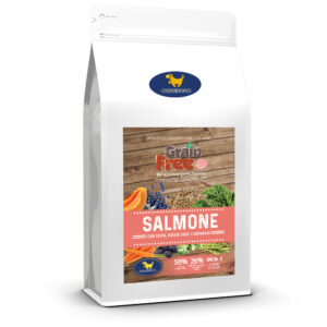 GRAIN FREE GFI ADULTO SALMONE CON TROTA, PATATE DOLCI E ASPARAGI