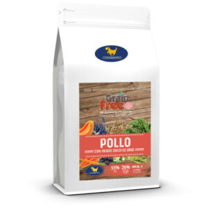 GRAIN FREE SGF TAGLIA PICCOLA POLLO, PATATE DOLCI ED ERBETTE