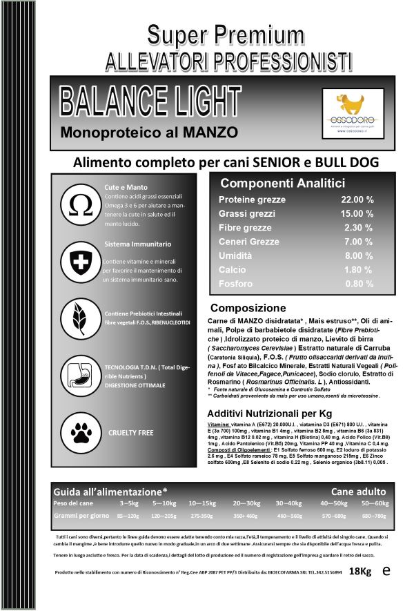 AREA BREEDERS LIGHT con MANZO KG 18 - immagine 2